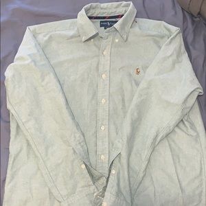 Green Polo Button-Down